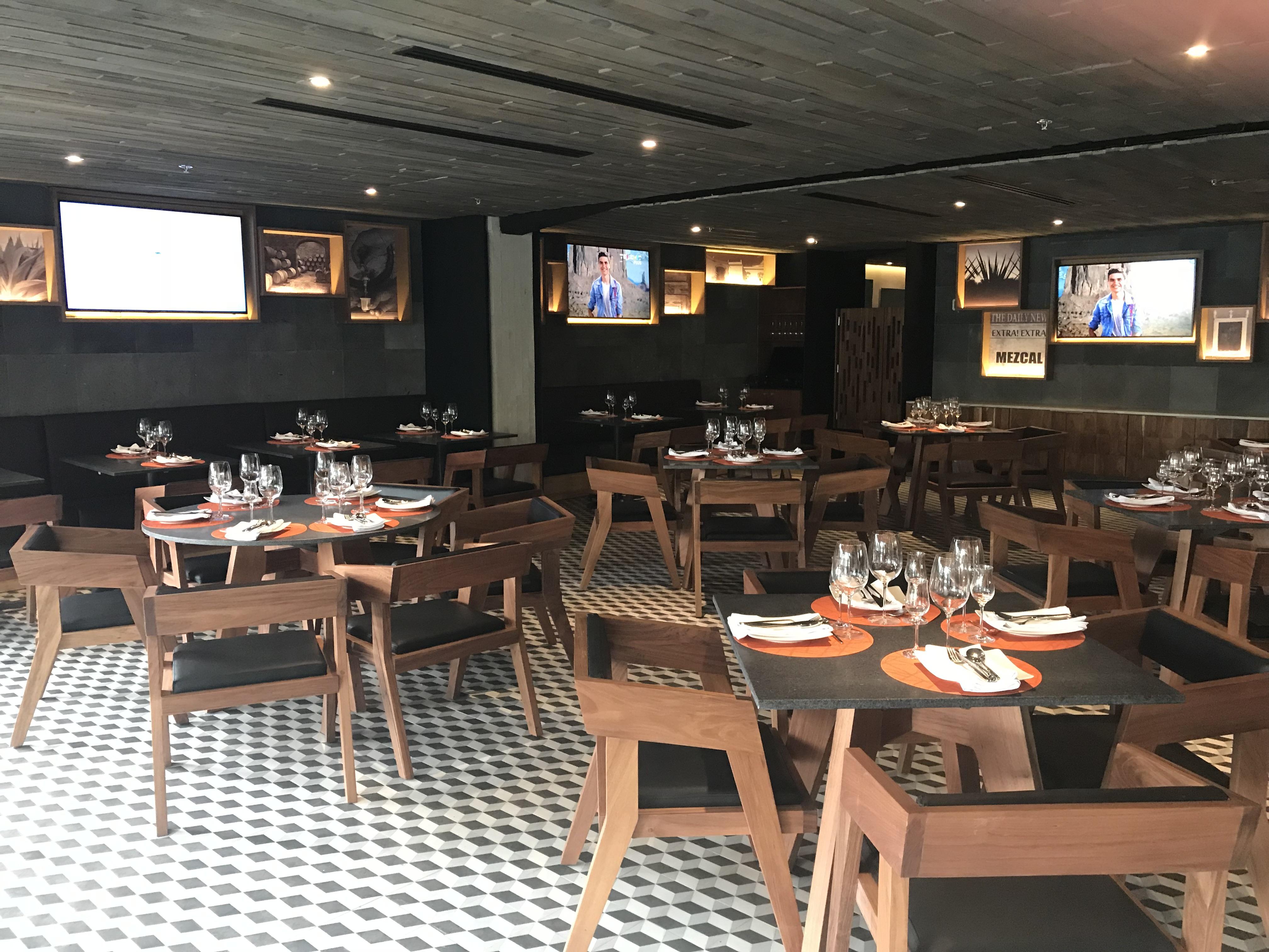Krystal Grand Suites Insurgentes Mexico City Luaran gambar Interior of the restaurant