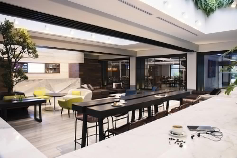 Krystal Grand Suites Insurgentes Mexico City Luaran gambar The interior of the library