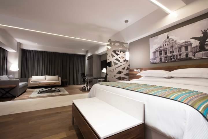 Krystal Grand Suites Insurgentes Mexico City Luaran gambar Deluxe Room